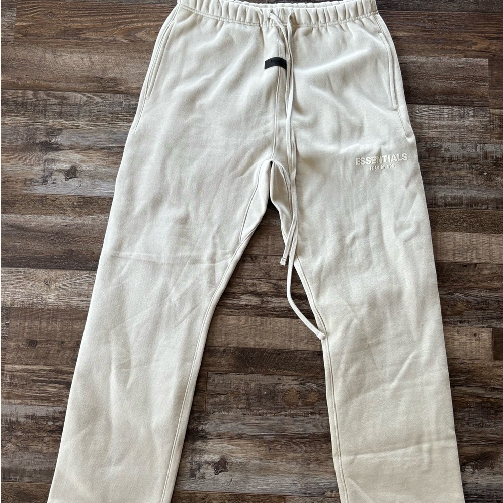 Essentials Men's Cream Joggers